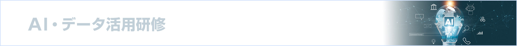 AI・データ活用研修