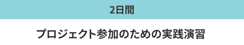 プロジェクト参加のための実践演習