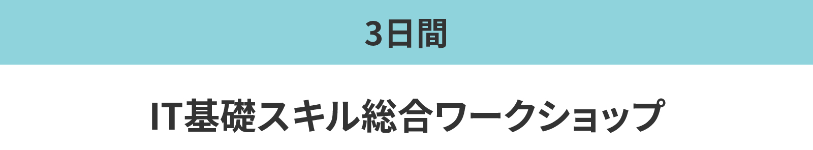 IT基礎スキル総合ワークショップ