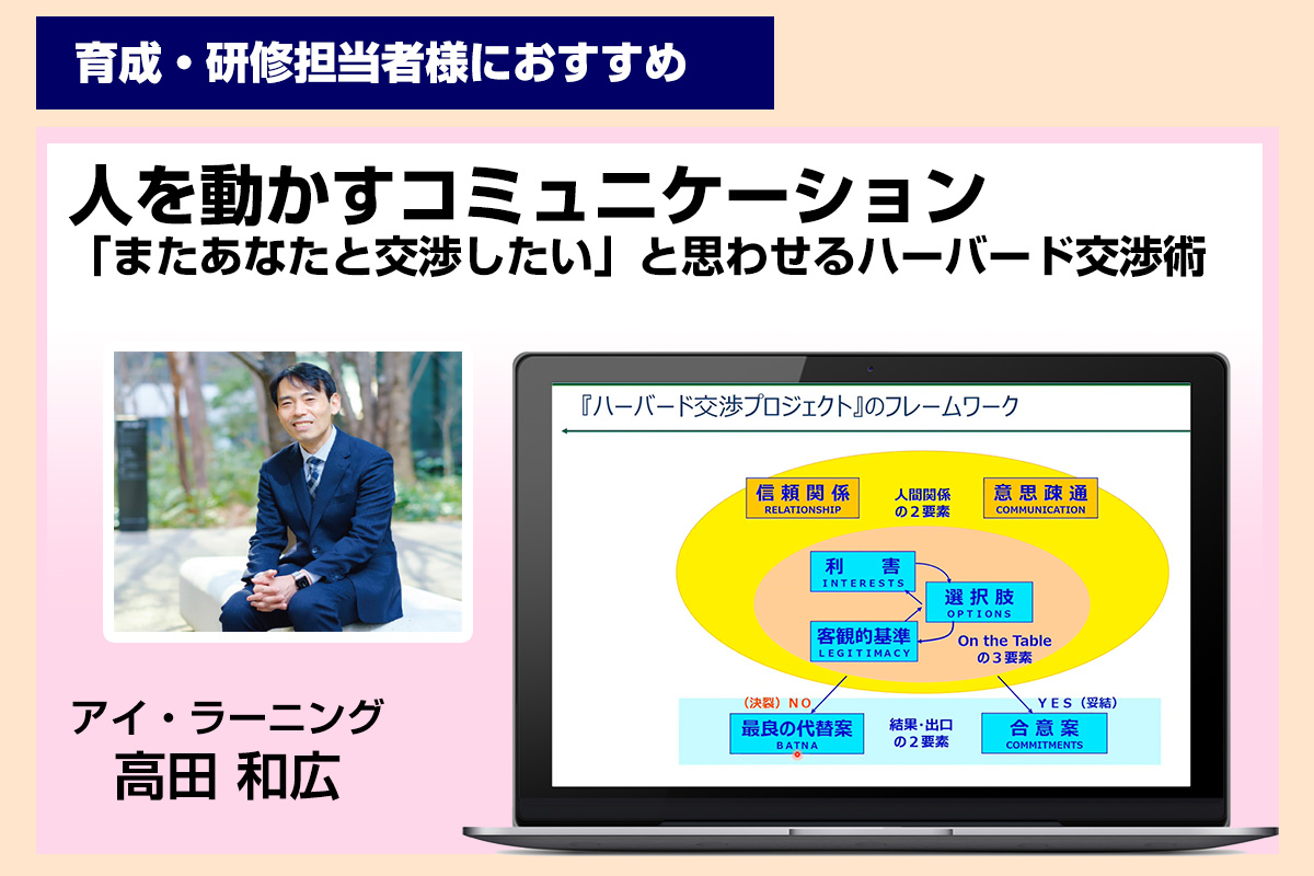 人を動かすコミュニケーション -「またあなたと交渉したい」と思わせるハーバード交渉術