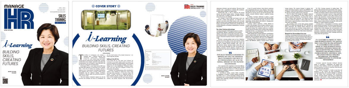 Top 10 Sales Training Companies in APAC 2024 – i-Learning Co,Ltd.